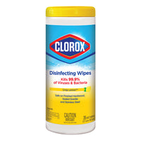 Clorox Disinfectant Wipes - Lemon - 35 Pack-Lemon Scent: 35 count canister of Clorox Wipes Disinfecting in Lemon Fresh scent