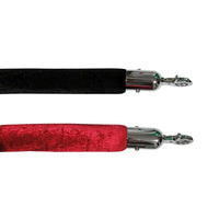 Velvet Stanchion Rope, Black Only-Colour: Black velvet