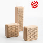 Decent Living Reddot Awarded Bluetooth Speaker - R1-Stylish and durable beech wood body