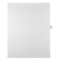 Mark Maker Legal Tabs - Letter Size - White - 1/15th cut - 25 tabs per package - 5 packages Pack - Number 82-White Single Tabs