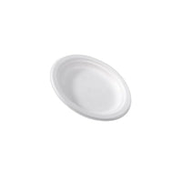 CKF Natural Pulp Fibre Dessert Plate, 6.75", 1000 Pack-White