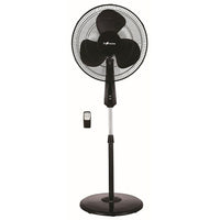Ecohouzng 16" Digital Oscillating Stand Fan, 17" x 50" x 17", Black-Adjustable height and tilting fan head