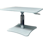 Victor Height Adjustable Laptop Stand, White (DC230W)-Enables stand up operation of laptop computers or tablets at a comfortable ergonomic height