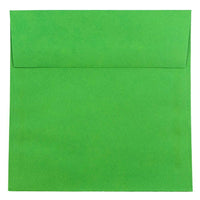 JAM Paper 8.5 x 8.5 Square Envelopes, Brite Hue Green Recycled, 1000 Pack (2792295B)-Christmas green