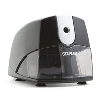 Staples Desk Mate Electric Pencil Sharpener-Recommended for personal or small office use (up to 5 uses per day)