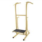 Stamina Outdoor Power Tower Pro - Yellow-Bolts into ground for enhanced stability and durability