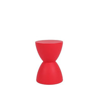 Plata Import Sekbo Stool, Red (PC-051-RED)-Accent