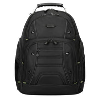 Targus Drifter Essentials 15"-16" Backpack - Black-Padded laptop compartment with zippered pocket for small accessories