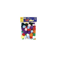 Chenille Craft Pom Pons, Assorted, 600 Pack (CK-811201)-Age group and grade: Ages 3 - 18 and grades pre-school - 12th