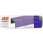 JAM Paper Standard Size Colourful Staples, Purple, 5 Pack (335pug)-Purple