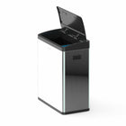 Step N' Sort Motion Sensor 2-Compartment Trash and Recycling Bin with Removable Inner Bins - 60L-Advanced Infrared Technology - Motion Sensor Lid