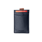 Champs Leather RFID Smart Tap Wallet - Navy-Genuine Leather