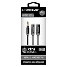 Xtreme XAC9-0112-A13 3ft Met 3.5mm Mini Audio Splitter-High performance 3.5mm audio splitter