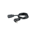 StarTech NEMA 5-15R to NEMA Right-Angle 5-15P Flat Extension Cord, 3' (PAC101R3)-Position your furniture close to the wall