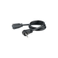 StarTech NEMA 5-15R to NEMA Right-Angle 5-15P Flat Extension Cord, 3' (PAC101R3)-Position your furniture close to the wall
