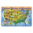 Melissa & Doug U.S.A. Map Puzzle (LCI3797)-Age group and grade: Ages 5+ years and grades kindergarten - 5th