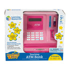 Learning Resources Pretend and Play Teaching ATM Bank - Pink-Helps children practice early math and money skills through pretend play