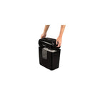 Fellowes Powershred 8C 8-Sheet Cross-Cut Shredder, Black-Shreds for up to 3 minutes before a 30 minute cool down period is needed