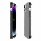 ITSKINS Spectrum_R Clear Case for iPhone 15/14/13 - Smoke-Camera & screen protection