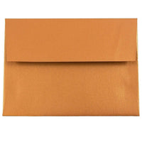 JAM Paper A6 Invitation Envelopes, 4.75 x 6.5, Stardream Metallic Copper, 250 Pack (GCST651H)-Copper stardream metallic envelope