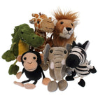 The Puppet Company African Animals Finger Puppets (PUC002020)-Finger Puppets Animal Set, ages 3-14