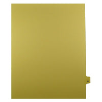 Mark Maker Legal Exhibit Index Tab Buff Single Tabs, 1/25th Cut, Letter Size, No Holes, Number 21, 25 Pack-Buff Single Tabs, 1/25th Cut