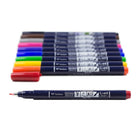 Tombow Fudenosuke Colours Calligraphy Brush Pen, 10/Pack-Great for beginner brush calligraphy, hand lettering and illustration