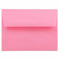 JAM Paper 6" x 9" Booklet Translucent Vellum Envelopes - Rosebud - 25 Pack -Colour: Rosebud