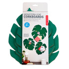 Kikkerland Monstera Leaf Corkboard - Green-Backed with high quality 3M adhesive