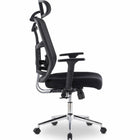 MotionGrey M Mesh Series Office Chair- High Back Executive Ergonomic Chair With Breathable Mesh Back- Black-Padded 3 Directional adjustment armrest to adjust the armrest up & down, forward & backward, and rotate side to side
