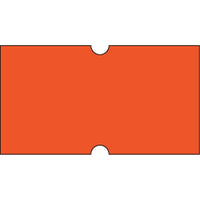 Motex 5500 Fluorescent Label - 7/8" x 7/16" - Red - 20 Rolls/Pack-Labelling Gun Label