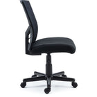 Staples Radnor Mesh and Fabric Armless Task Chair-Breathable mesh back offers cooling comfort