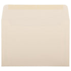 JAM Paper A8 Invitation Envelopes, 5.5 x 8.125, Strathmore Ivory Wove, 250 Pack (900783880H)-Blank interior for personalized message