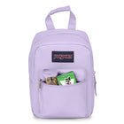 JanSport Big Break Lunch Bag - Pastel Lilac-Insulated main compartment keeps items hot or cold