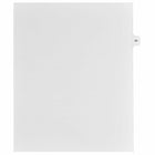 Mark Maker Legal Exhibit Index Tab White Single Tabs, 1/15th Cut, Letter Size, No Holes, Number 64, 25 Pack-White Single Tabs, 1/15th Cut