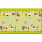Dwinguler Garden Delight Playmat, Large-This large play mat measures 230 cm x 140 cm x 1.5 cm thick or 90.55" x 55.11 " x 0.6" thick