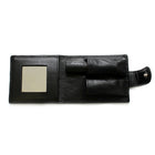 Ashlin Sophia Double Lipstick Case with Mirror, Black-Internal mirror