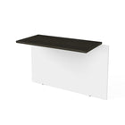 Bestar Pro-Concept Plus Bridge, White & Deep Grey (110820-1117)-White & Deep Grey