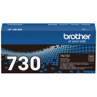 Brother TN730 Black Toner Cartridge, Standard Yield-Standard toner cartridge yields up to 1200 pages