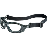 Uvex Seismic Safety Goggles, Clear Tint, Anti-Scratch, Elastic Band - 4 Pack-Band Type Elastic