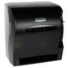 Kimberly-Clark Professional LEV-R-MATIC Manual Hard Roll Towel Dispenser - for 1.5" Core Roll Towels - 11.75 x 13.75" x 9.25" - Black-Includes 1 Kimberly-Clark Professional LEV-R-MATIC Manual Hard Roll Towel Dispenser