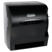 Kimberly-Clark Professional LEV-R-MATIC Manual Hard Roll Towel Dispenser - for 1.5" Core Roll Towels - 11.75 x 13.75" x 9.25" - Black-Includes 1 Kimberly-Clark Professional LEV-R-MATIC Manual Hard Roll Towel Dispenser