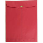 JAM Paper 10" x 13" Open End Catalog Coloured Envelopes with Clasp Closure - Red Recycled - 50 Pack-Size: 10 x 13 inches