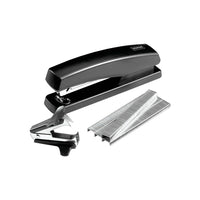 Staples Desktop Stapler Combo Pack - 20-Sheet Capacity - Black-No-slip rubberized press point
