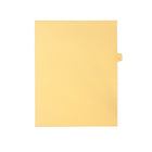 Mark Maker Legal Exhibit Index Tab Buff Single Tabs, 1/26h Cut, Letter Size, No Holes, Letter I, 25 Pack-Buff Single Tabs, 1/26th Cut