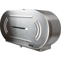 Frost Twin Jumbo Roll Dispenser, stainless steele (169)-Roll Capacity - Multiple
