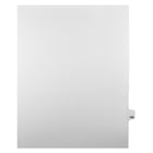 Mark Maker Legal Tabs - Letter Size - White - 1/25th cut - 25 tabs per package - 5 packages Pack - Number 120-White Single Tabs