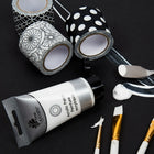 Time 4 Crafts 75ml Acrylic Paint, 6.75 x 6 inches, Pack of 12, White-Material: made of high-quality, fast-drying and easily washable water-based acrylic, compatible with canvas, wood, tin, craft foam (EVA sheets), ceramic, interior wall, fabric, paper, and other surfaces