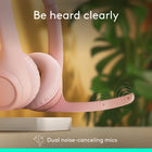 Logitech Zone 300 Wireless Bluetooth Headset With Noise-Canceling Microphone - Rose-Impressive Audio: Embedded 30 mm dynamic audio drivers with customized fine-tuned diaphragm patterns to deliver clear audio for calls and other listening options