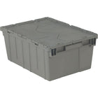 Orbis FlipakTM Polyethylene Plastic (PE) Distribution Containers, 21.8" x 15.2", 5.1Lb, Grey, 2 Pack-High density polyethylene (HDPE) construction offers maximum product protection from moisture, impact and chemicals